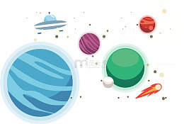 太空中的星星