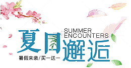 矢量夏日邂逅