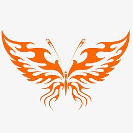 破茧成蝶设计感蝴蝶