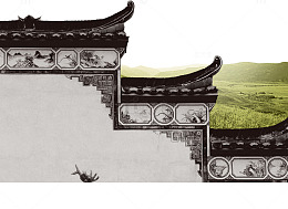 古典韵味古建筑徽派建筑