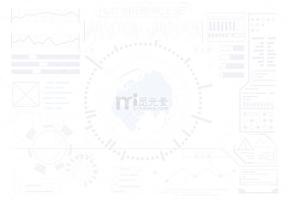 矢量浅灰科技数据信息设置界面