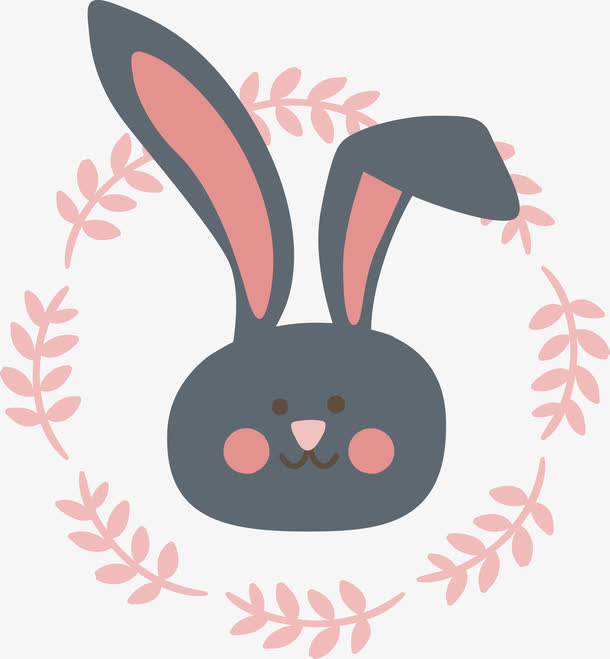 小灰兔花环