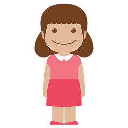 阿凡达孩子女性女孩孩子的人粉红