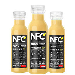 农夫山泉nfc苹果香蕉汁三瓶
