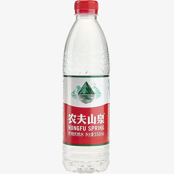 农夫山泉红盖饮用水单瓶