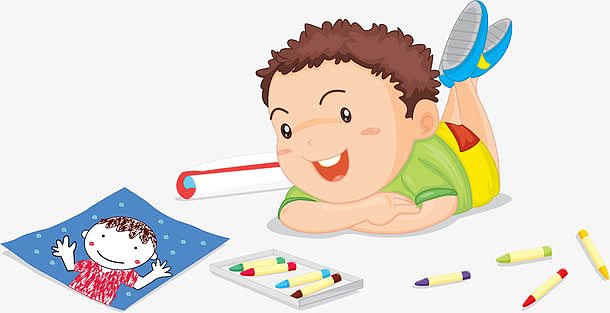 png卡通打击村官跟恶势力勾结素材(3000x3000)png在画画的小孩(1000x