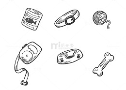 卡通手绘宠物用品