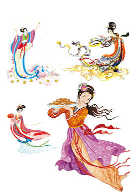 传统中秋佳节插画