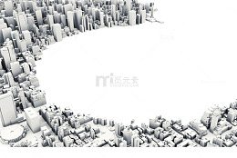 唯美炫酷3D城市模型