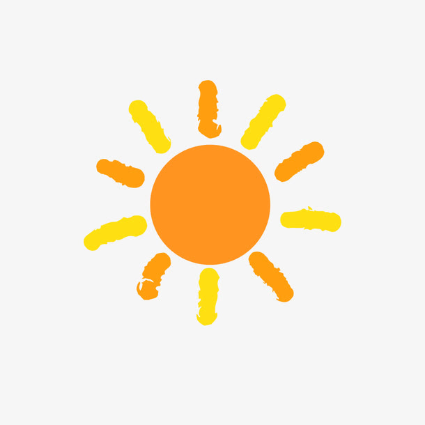 手绘卡通小太阳素材免费下载_觅元素