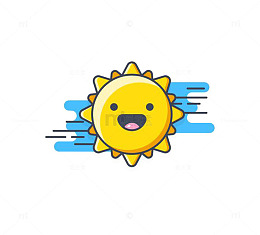 扁平化太阳