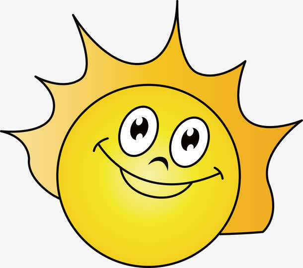 金色太阳矢量图