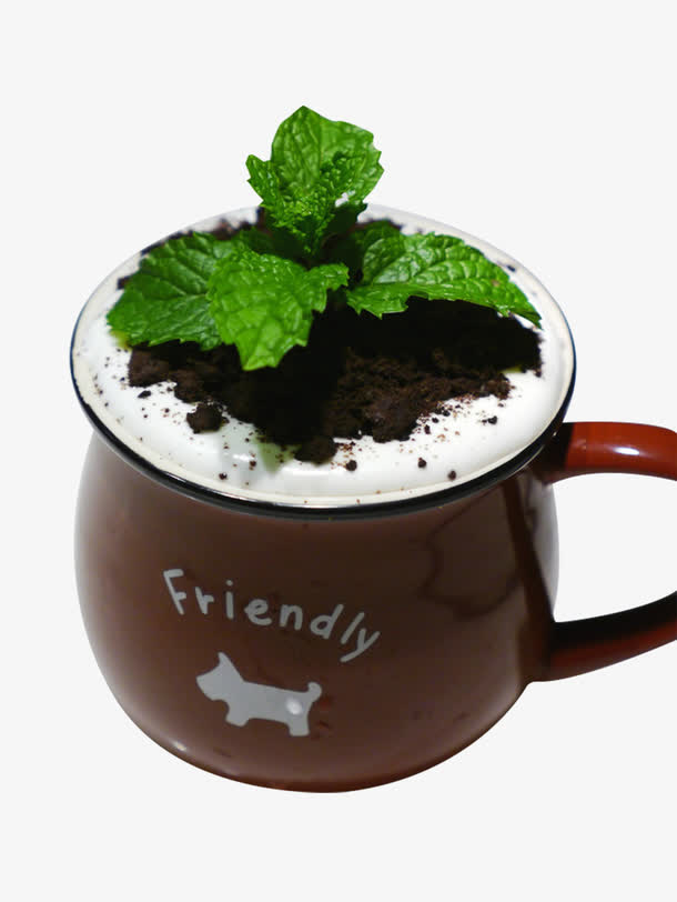 小盆栽奥利奥奶茶