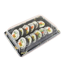 塑料盖子快餐盒子素材