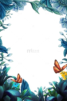 森林梦幻童话背景模板