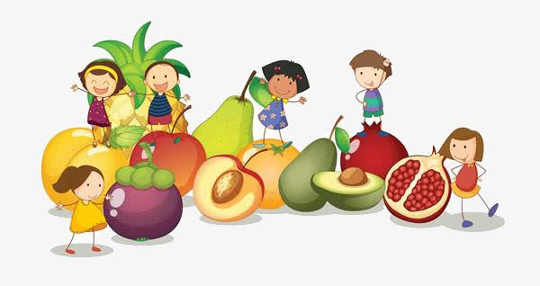 卡通水果人物