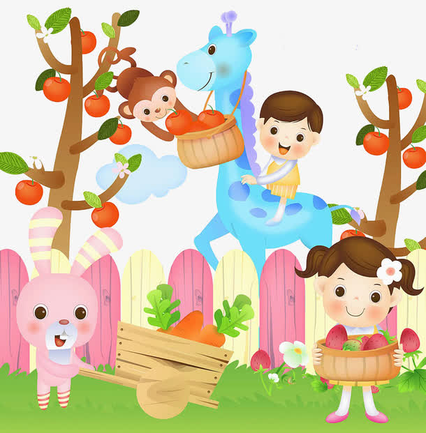 关键词 : 孩子,动物,摘苹果,卡通[声明] 觅元素所有素材为用户免费