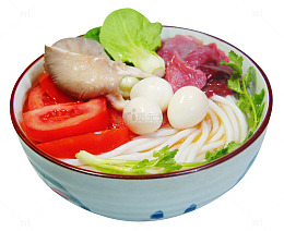 三鲜煮粉菜品