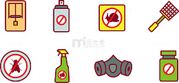 农药驱虫剂图标