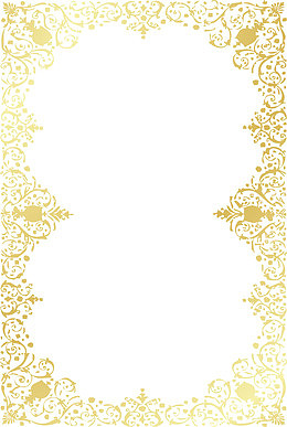 金属条纹金色相框