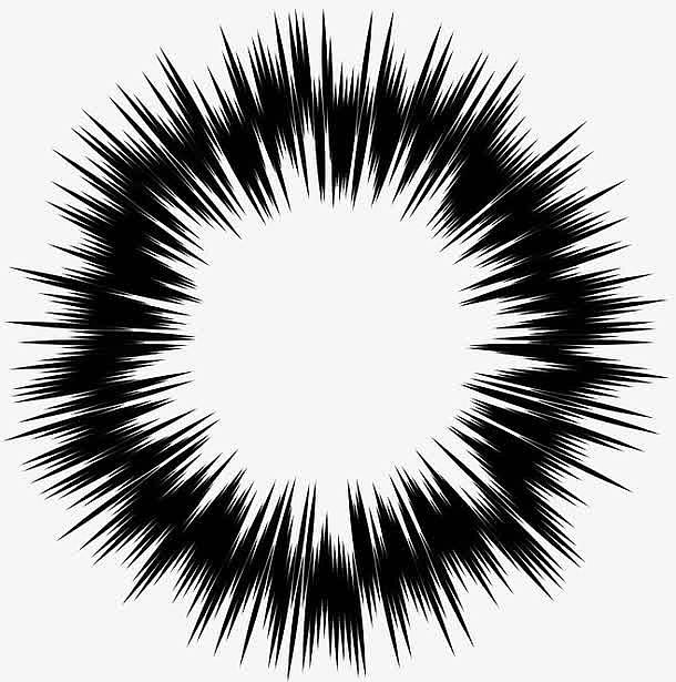 漫画集中线素材免费下载_觅元素