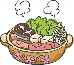 冒着热气的食物