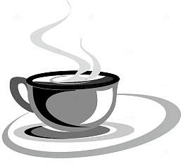 冒着热气的奶茶