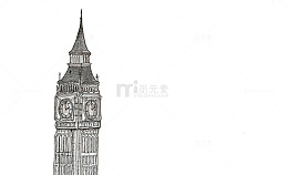 卡通伦敦塔