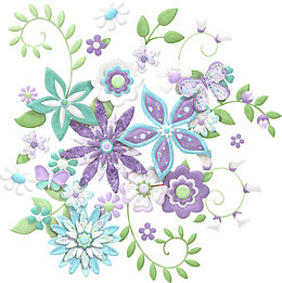 手绘鲜花