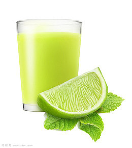 青色柠檬茶