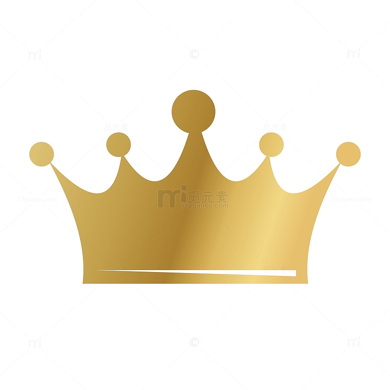 黄色金色皇冠