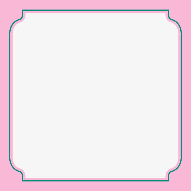 粉色简约框架边框纹理