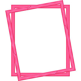 粉色相框