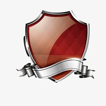 银色盾牌素材-银色盾牌图片元素-觅元素