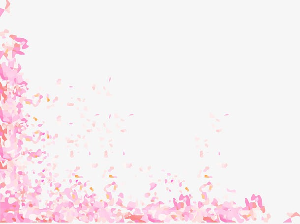 粉色花瓣框架