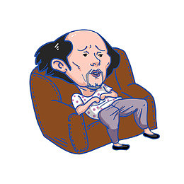 葛优瘫卡通漫画人物