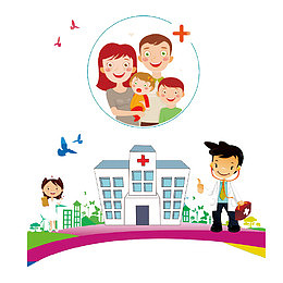卡通妇幼保健医院