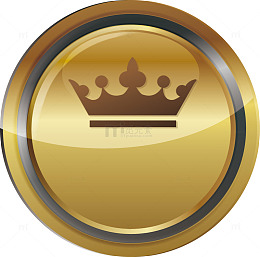 矢量创意设计圆形皇冠推广图
