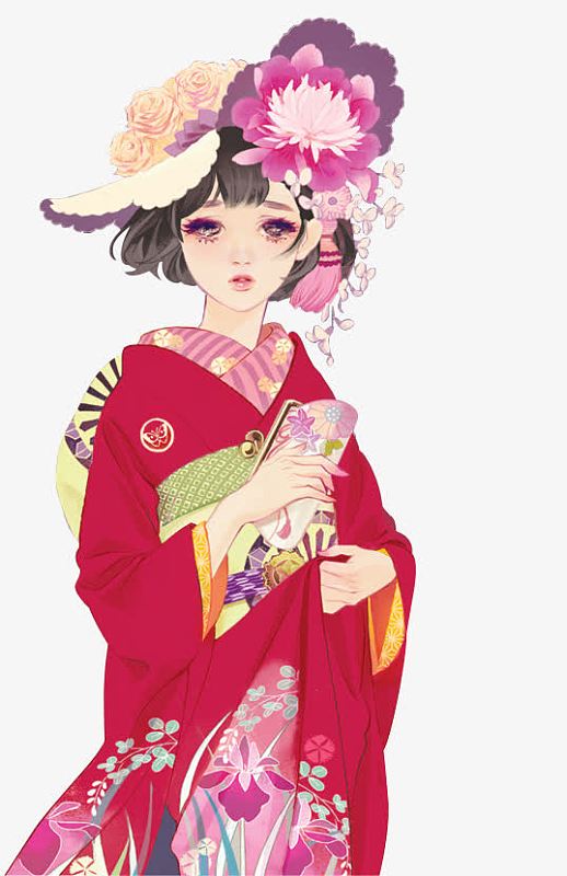 日本美女素材_日本美女图片元素-觅元素