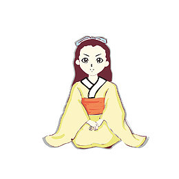 穿和服的日本女人