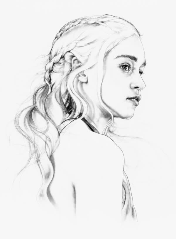 素描人物素材免费下载_觅元素