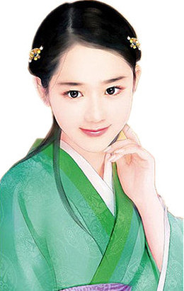 古风图案矢量人物