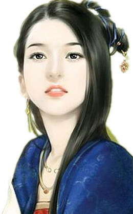 古风素描人物矢量图