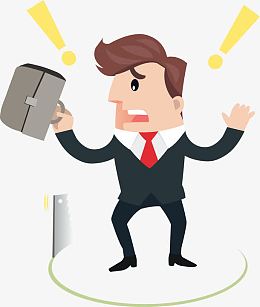 pngpng心惊胆战的表情pngpng吓到的男人pngpng红色卡通型苦恼的卡通人