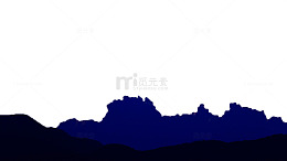 黑夜的山峰