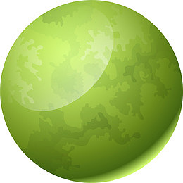手绘星球装饰图案