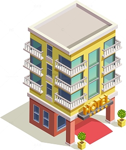 矢量别墅建筑