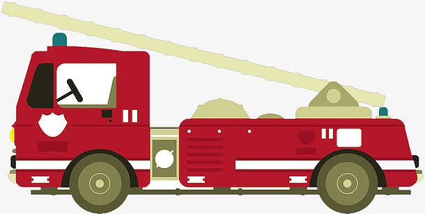 手绘卡通救护车素材-手绘卡通救护车图片元素-觅元素