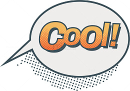 cool对话框矢量图