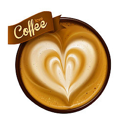 coffee小心心拉花